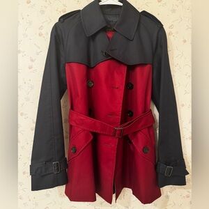 🍂Coach Color Block Short Trench Coat🍂